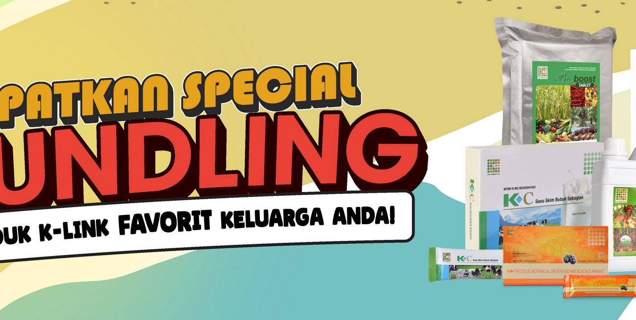 Dapatkan Special Bundling Produk K-Link Favorit Keluarga Anda!
